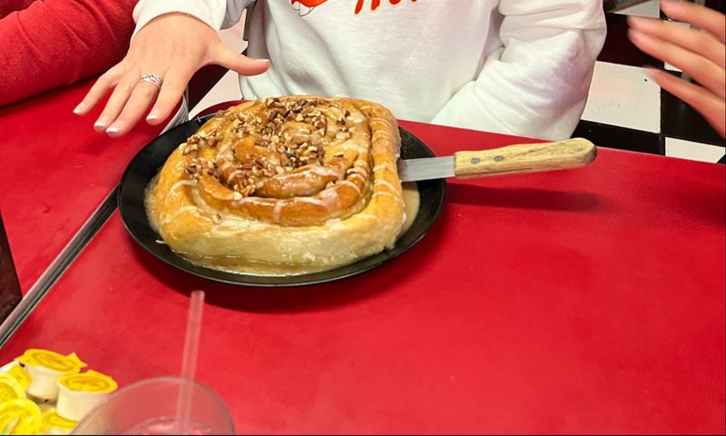 Cinnamon Rolls Baked Fresh And Sized For Sharing