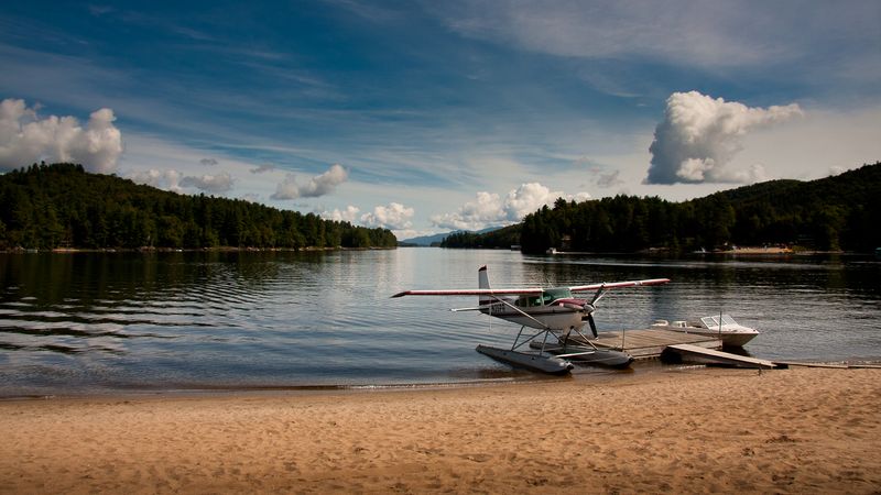 Seaplanes Turn The Adirondacks Into A Map