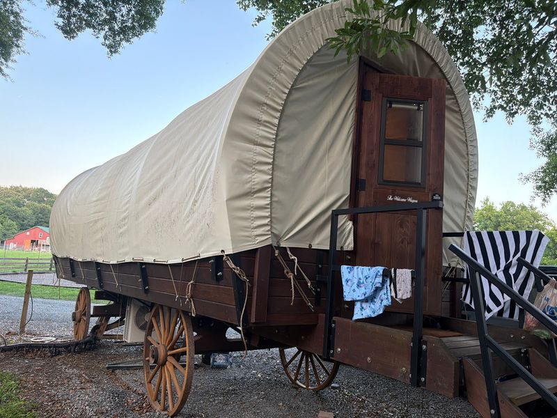 Sleeping in a Covered Wagon or the Sloth Suite