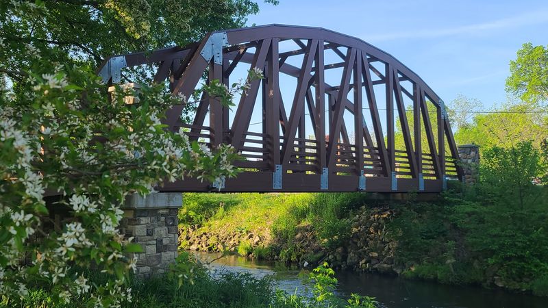 A Creek, A Footbridge, And A Park Right Next Door