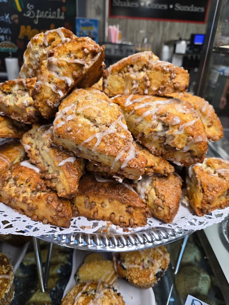 Scones, Danishes, Eclairs, And Chewy Cookies