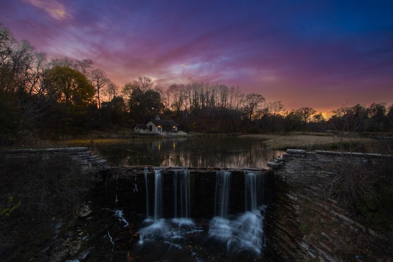 Fall Colors Turn The Pond Into A Painting