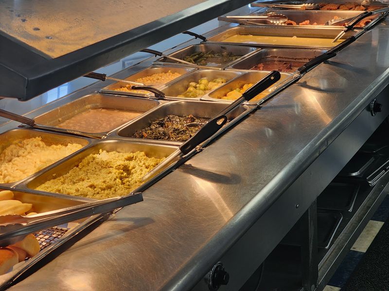 The Southern Buffet Line and Plate-Lunch Staples