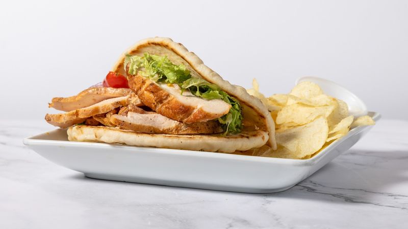 Chicken Pitas Built For A Lunch Bag