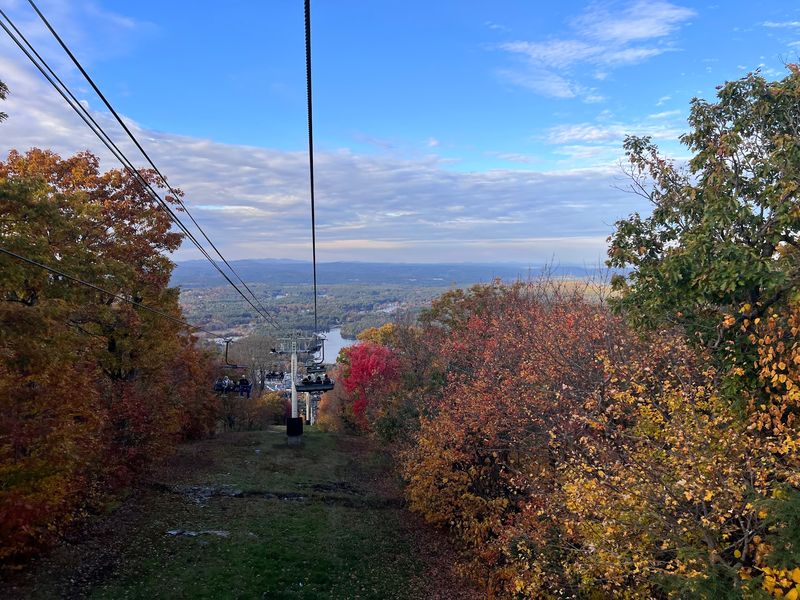 Chairlift Views Above The Foliage