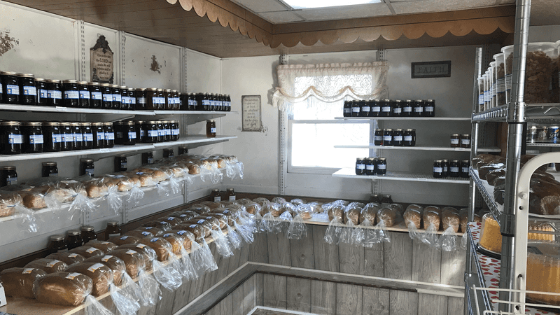 Bread And Everything Else On The Shelves