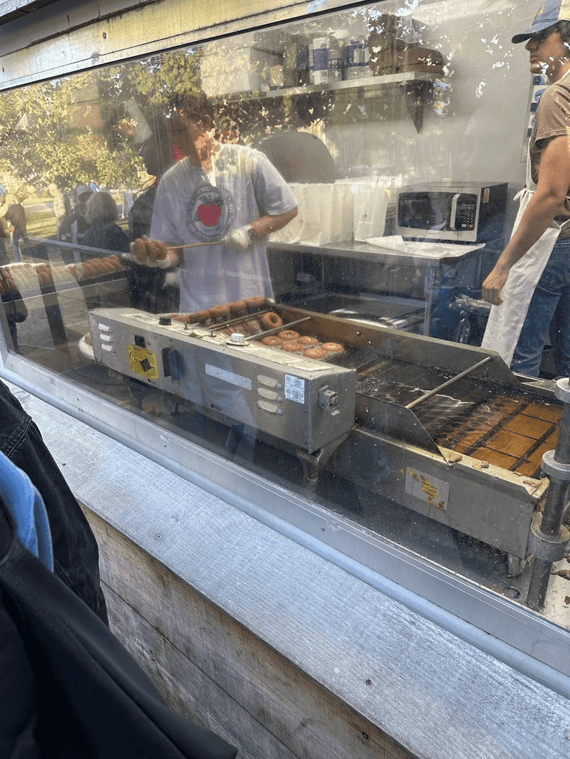 Watch The Donuts Being Made From The Viewing Platform