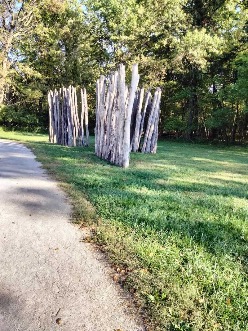 Wooden Posts Track The Sun