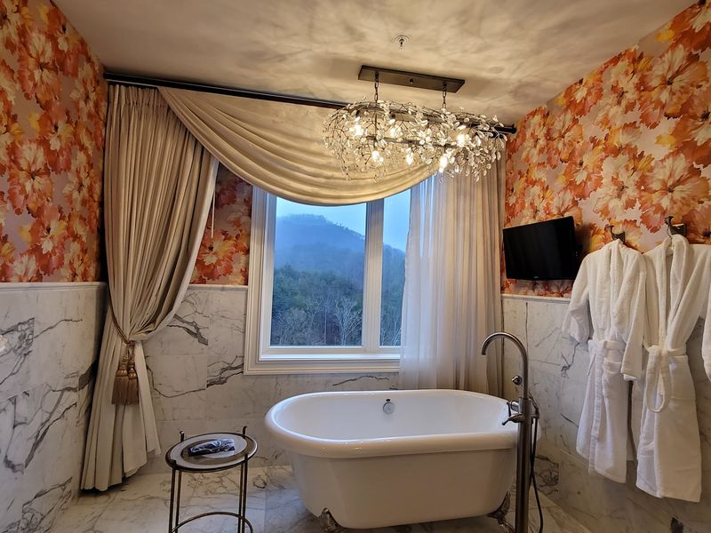 A Bathtub, A Big Fridge, And Other Road Comforts