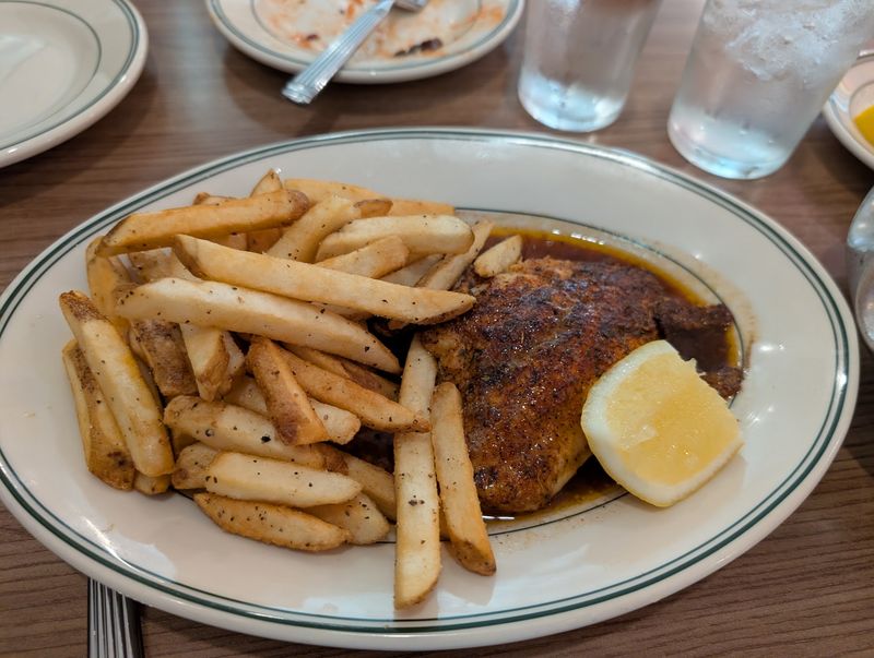 Broiled Redfish In That Famous Butter Bath