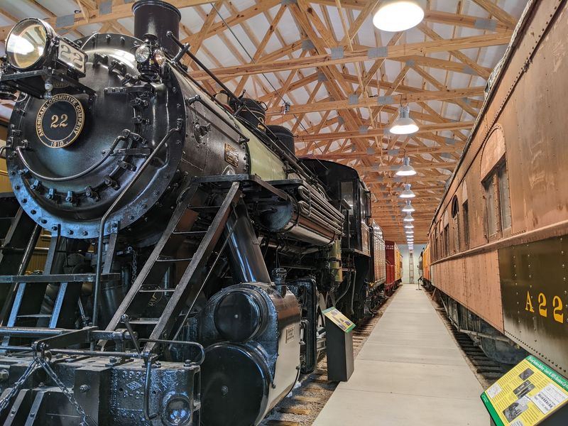 Two Huge Sheds Packed With Rescued Railcars