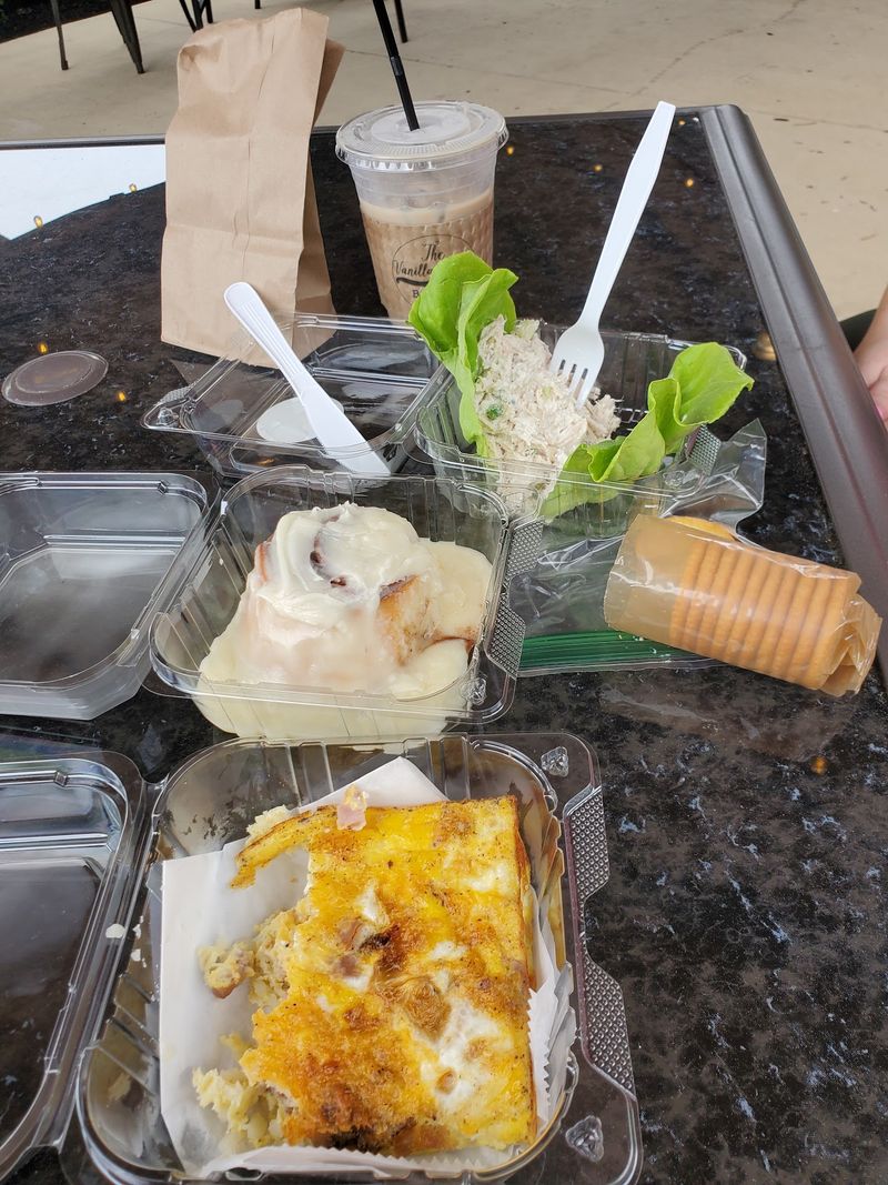 Breakfast Biscuits And A Chicken Salad Croissant Worth Timing Lunch Around