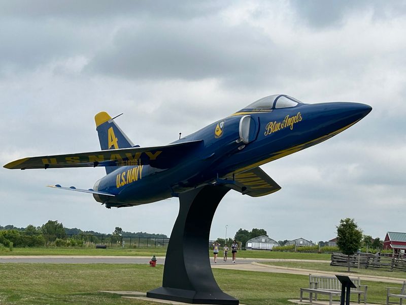Vintage Cars, Military Vehicles And A Blue Angel Jet