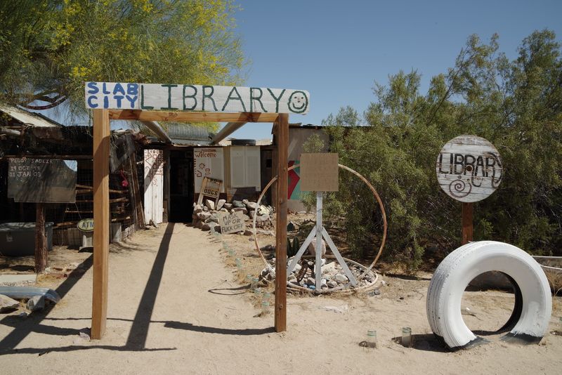 Library, Showers, Desert Comforts