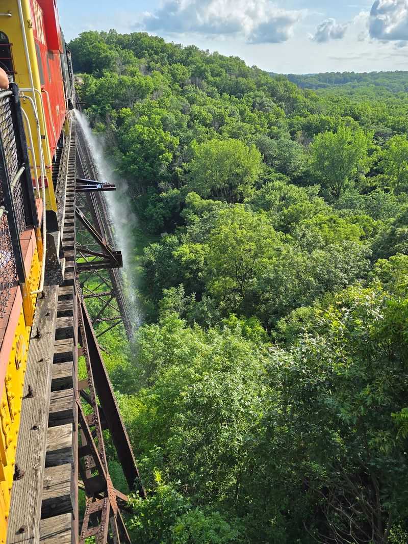 The Famous High Trestle Over Bass Point Creek