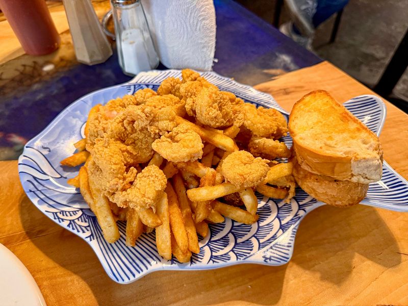 Golden Baskets Of Crunchy Gulf Shrimp