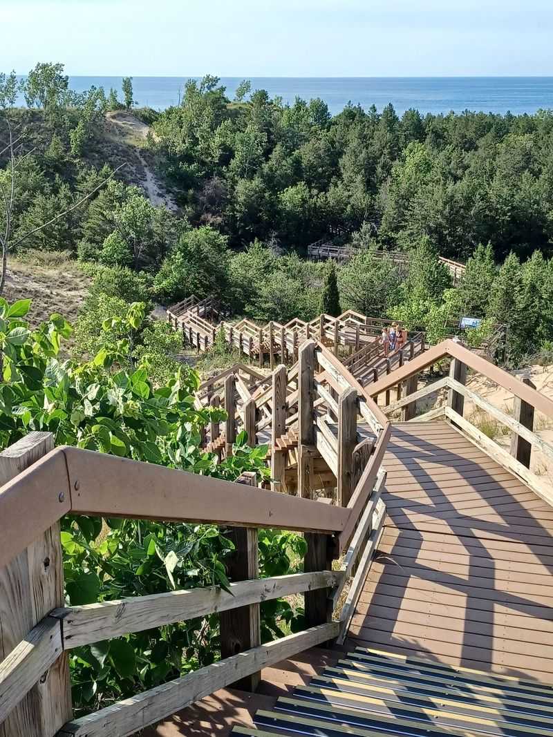 Stairways, Sand, And Big Views