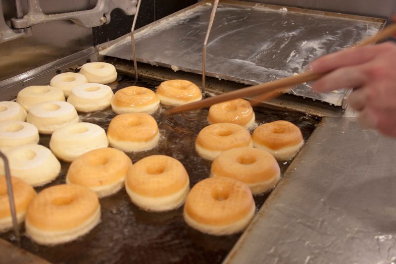 Fresh Donuts Keep Coming Throughout The Day