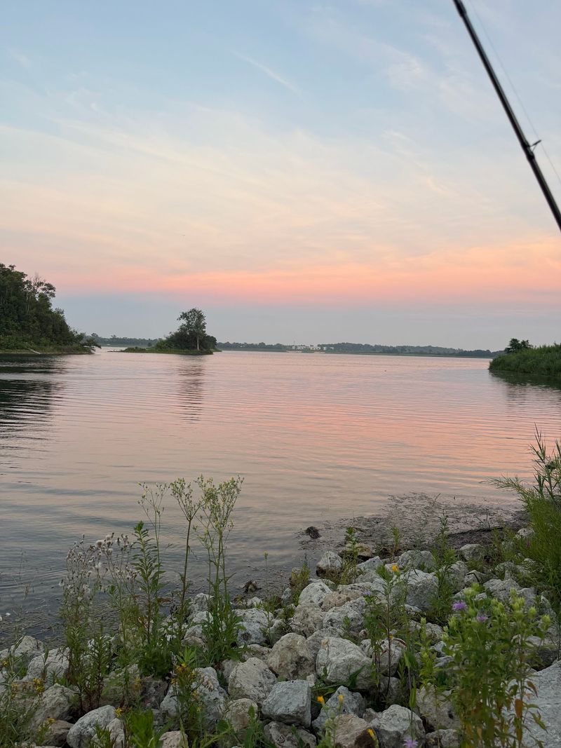 A Trail System That Loops The Shoreline