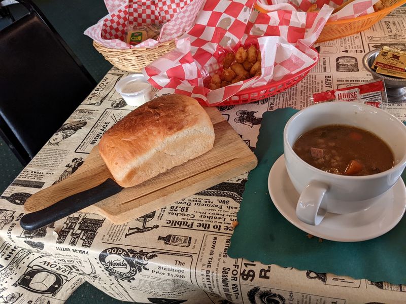 Relish Trays And Warm Homemade Bread