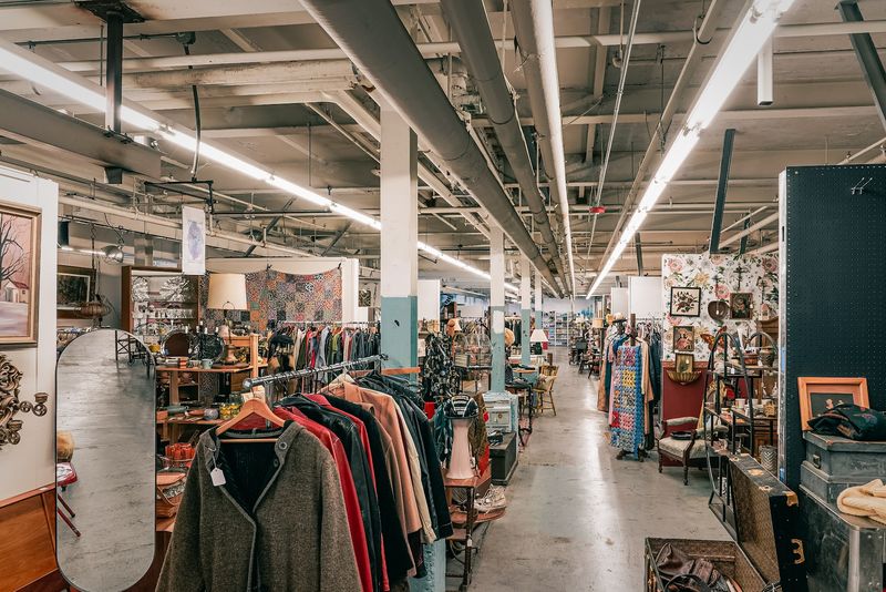 Racks Of Clothing From Every Decade