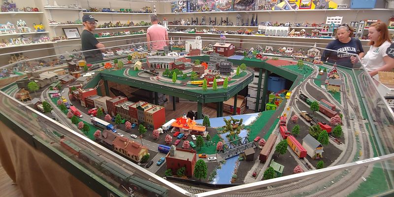 A LEGO Railroad Built From Nearly Two Million Bricks