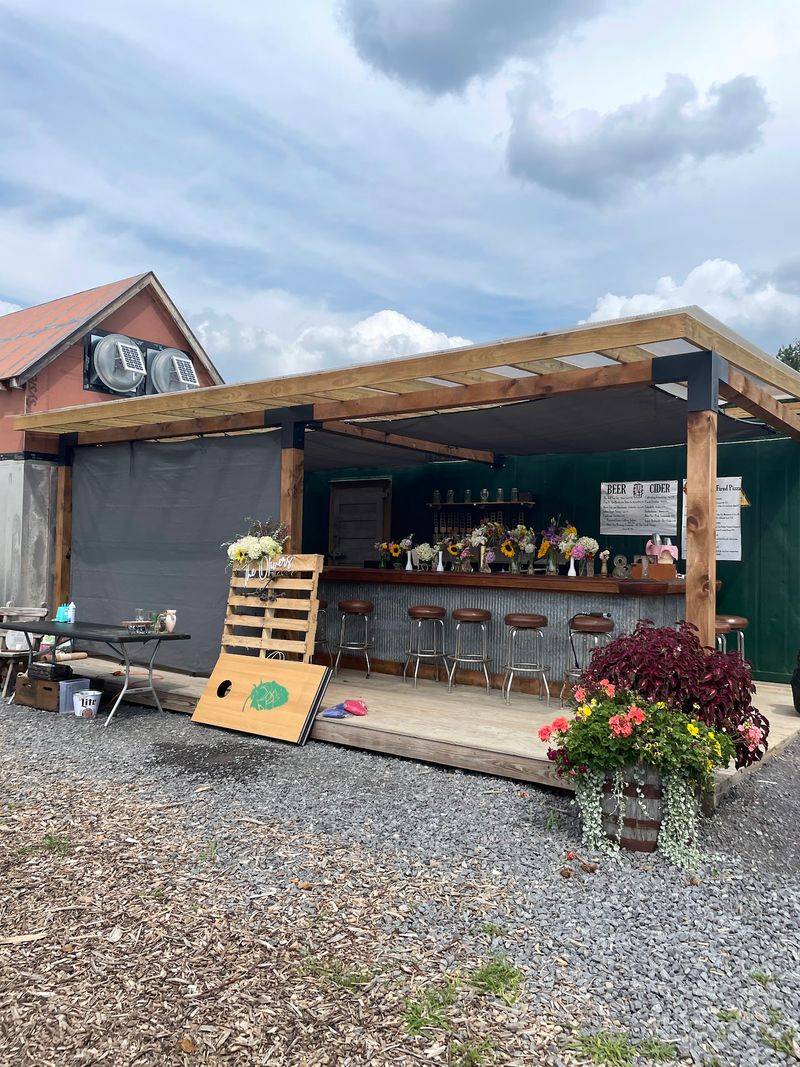 Pizza Garden Under Open Sky