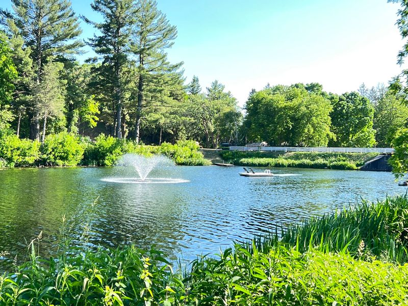 Explore Trails, Golf Carts, And A Lovely Lotus Pond