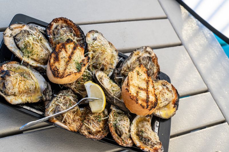 Oysters, Raw And Chargrilled