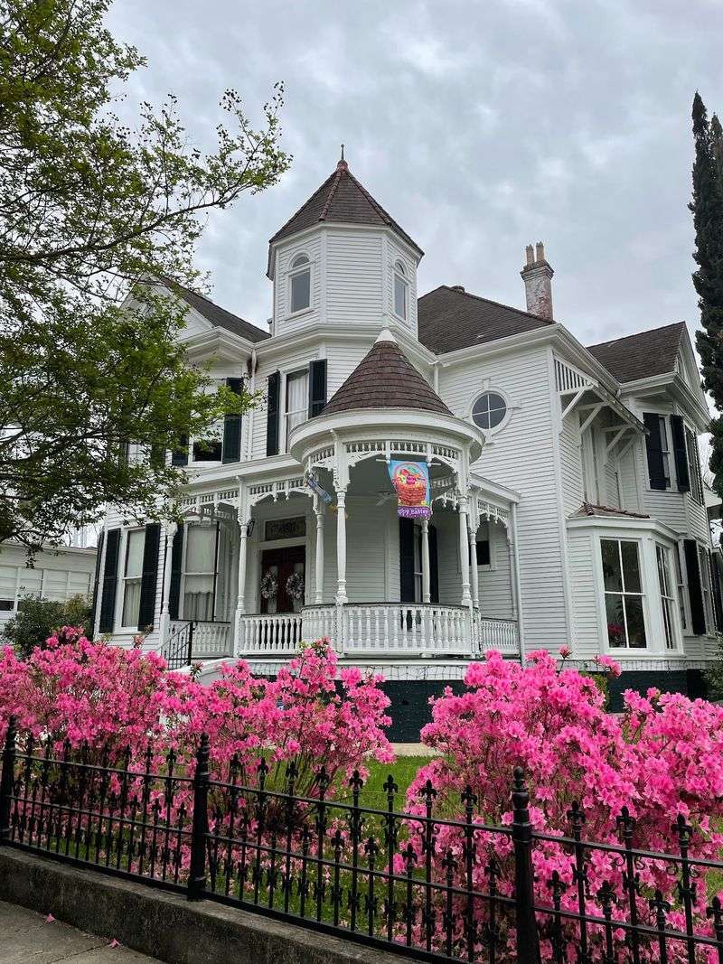 Mansions, Ironwork, And Gardens Up Close