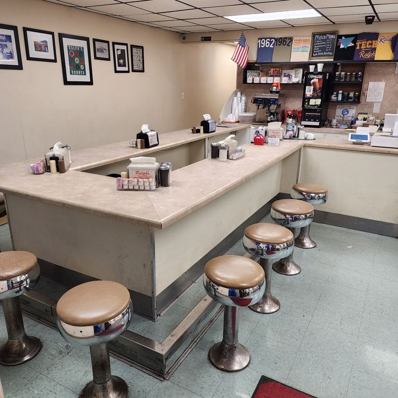 Counter Stools And A Clock That Never Changed