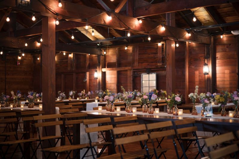 Harvest Dinner Served Inside The Old Sorting House