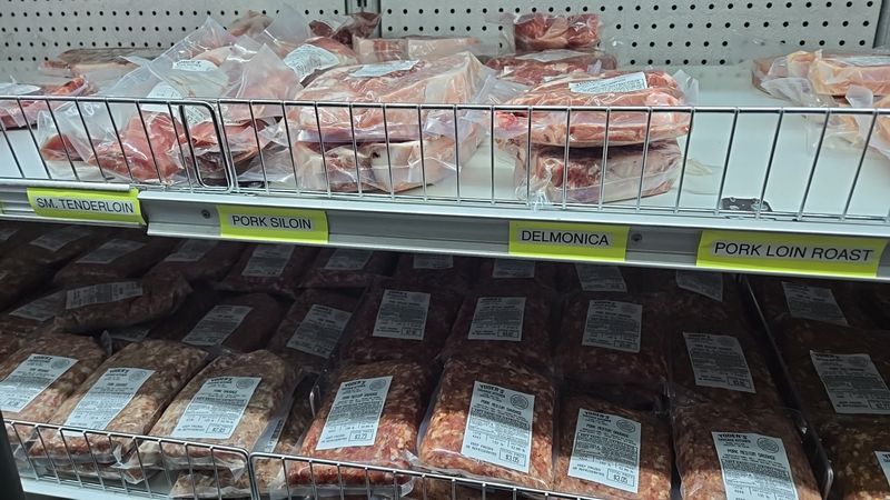 Varieties Of Meats Offered At The Shop
