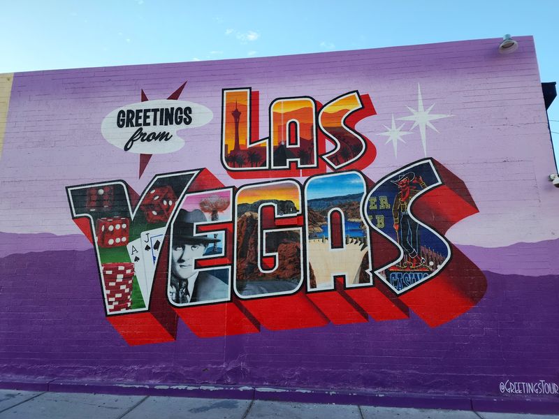 Greetings from Las Vegas Mural, Las Vegas, NV