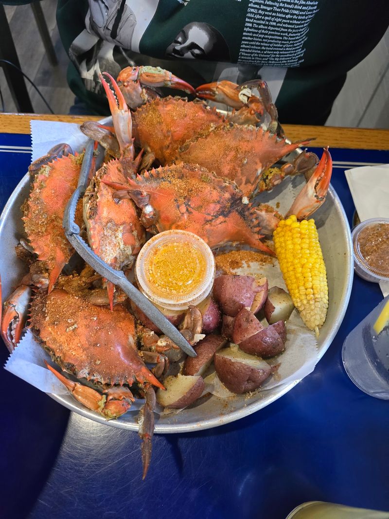 Blue Crabs Steamed And Seasoned