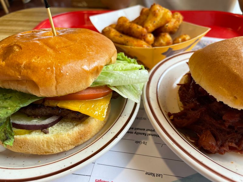 Cheese Curds, Burgers, and Two Very Different Dining Rooms