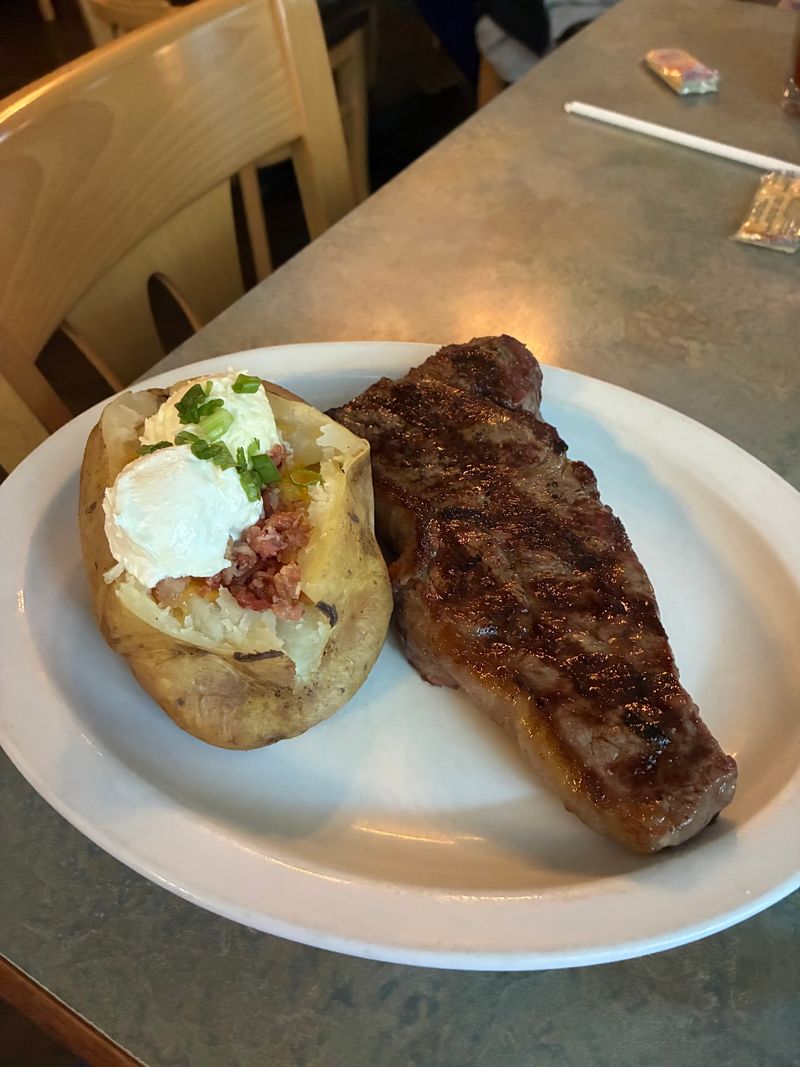 Hickory Charcoal Steaks Are The Whole Point