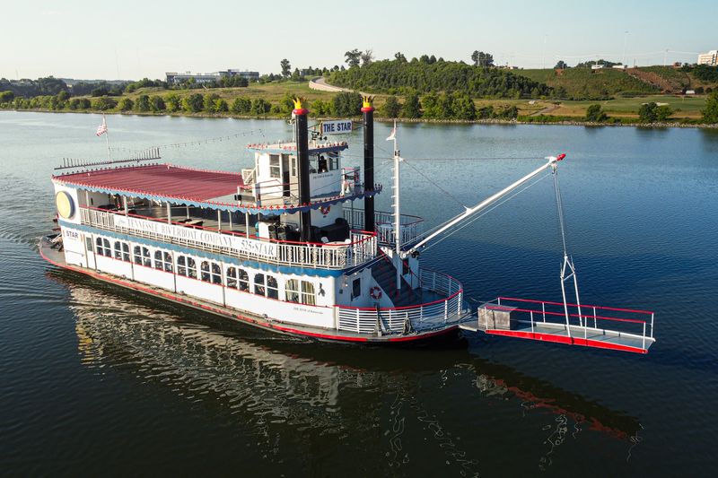 A Paddlewheel Tied Up At 300 Neyland Drive