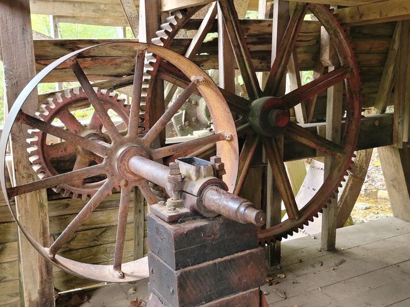 An Overshot Wheel Traveled Three Miles To Reach Its New Home