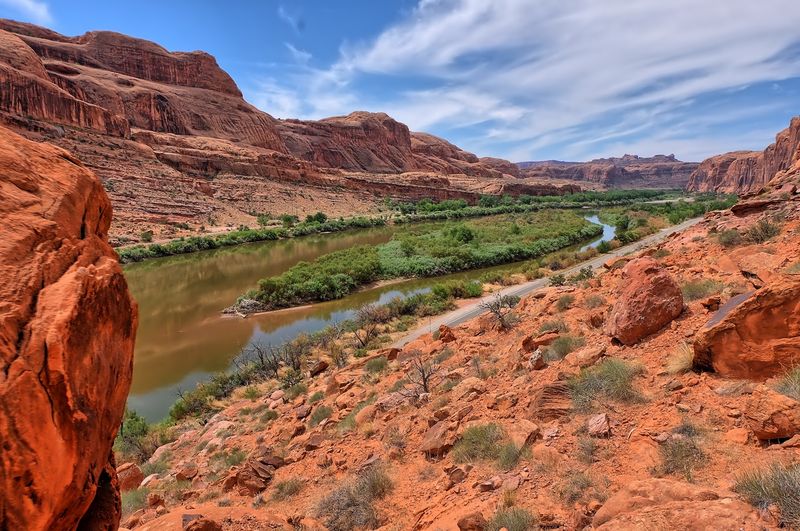 Ancient Footprints Beneath The Red Rock