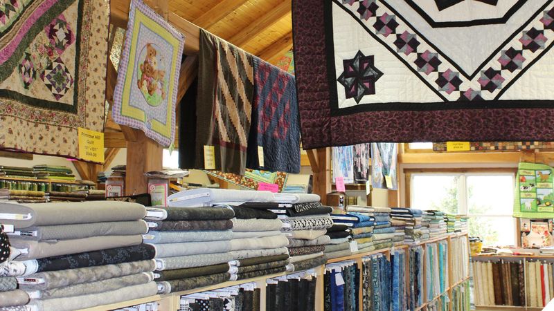 Where Quilters Gather And Buses Pull In
