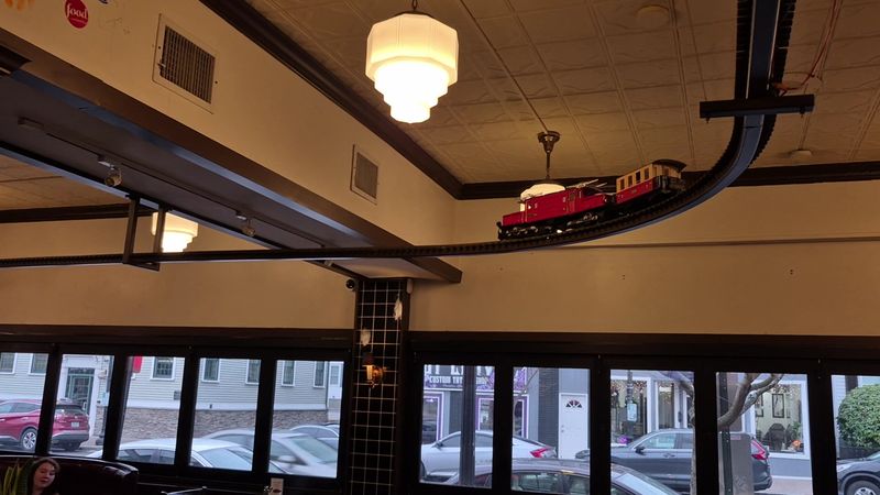 The Toy Train That Circles The Ceiling