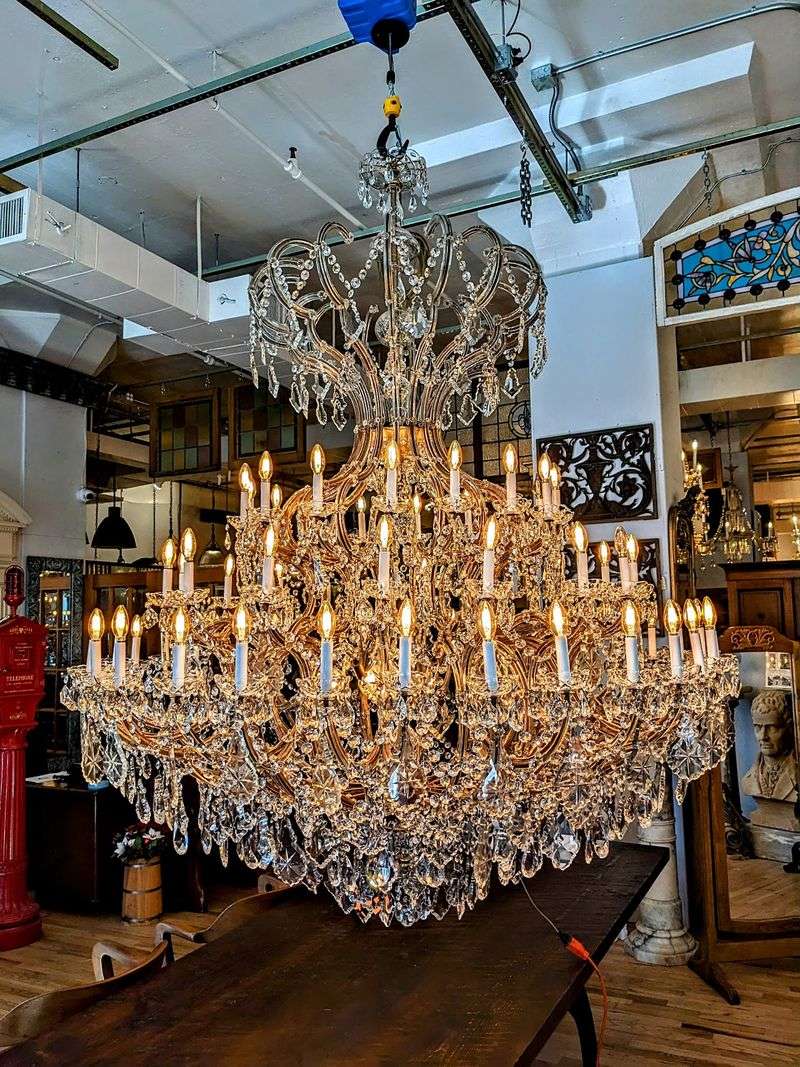 Chandeliers That Once Lit Grand Rooms