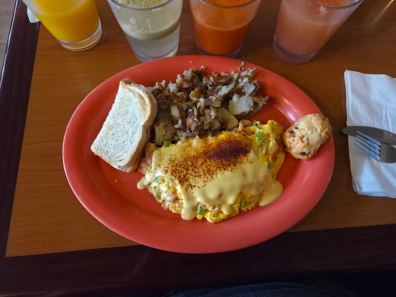 Omelets Finished With A Hollandaise Glaze