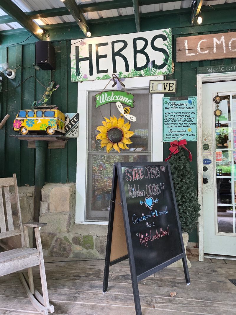 Music Drifting From The Wildflower Cafe