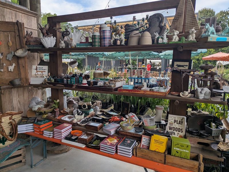 A Market Full Of Things Nobody Planned To Buy