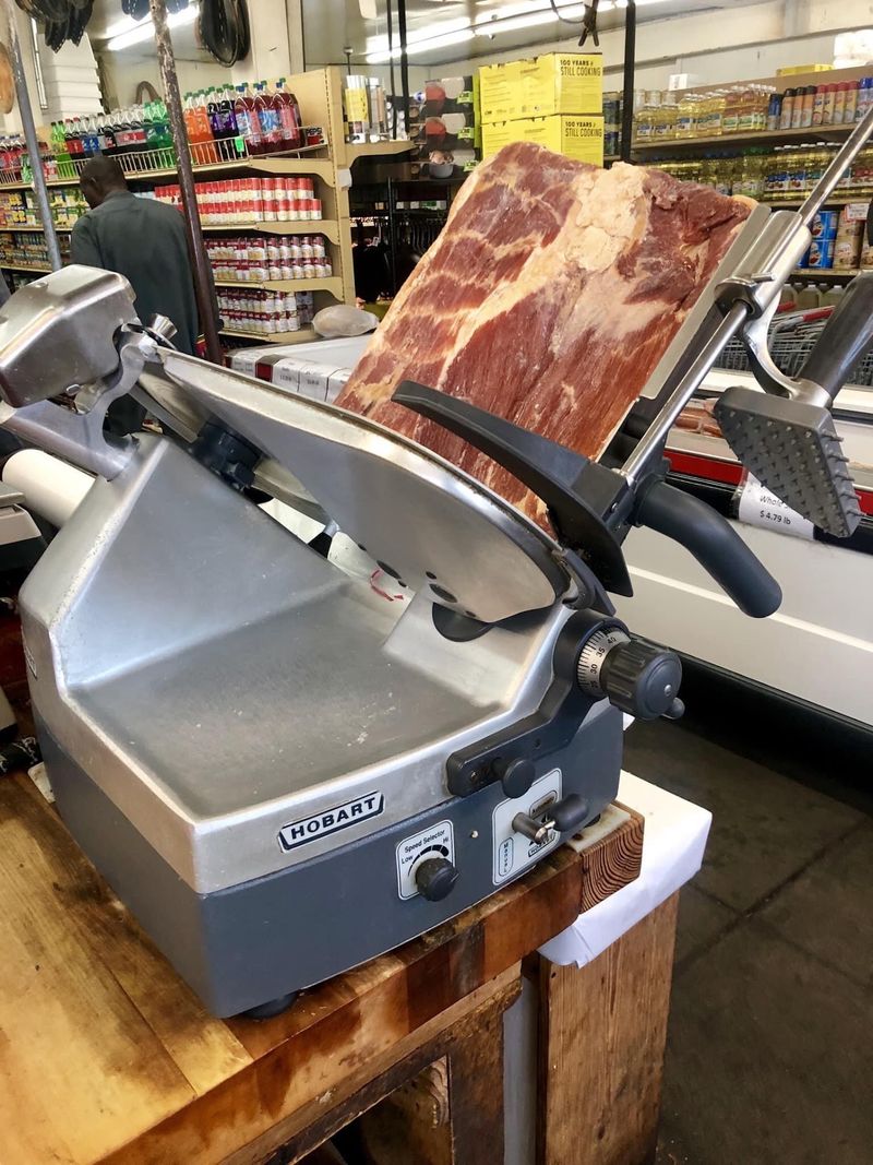 Fresh-Cut Bacon Sliced While You Wait