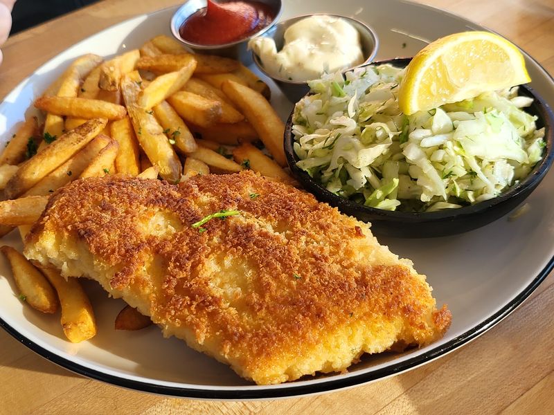 Fish And Chips With A Lighter Touch