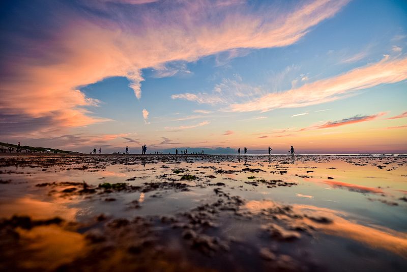 Sunsets That Turn The Flats Into A Mirror