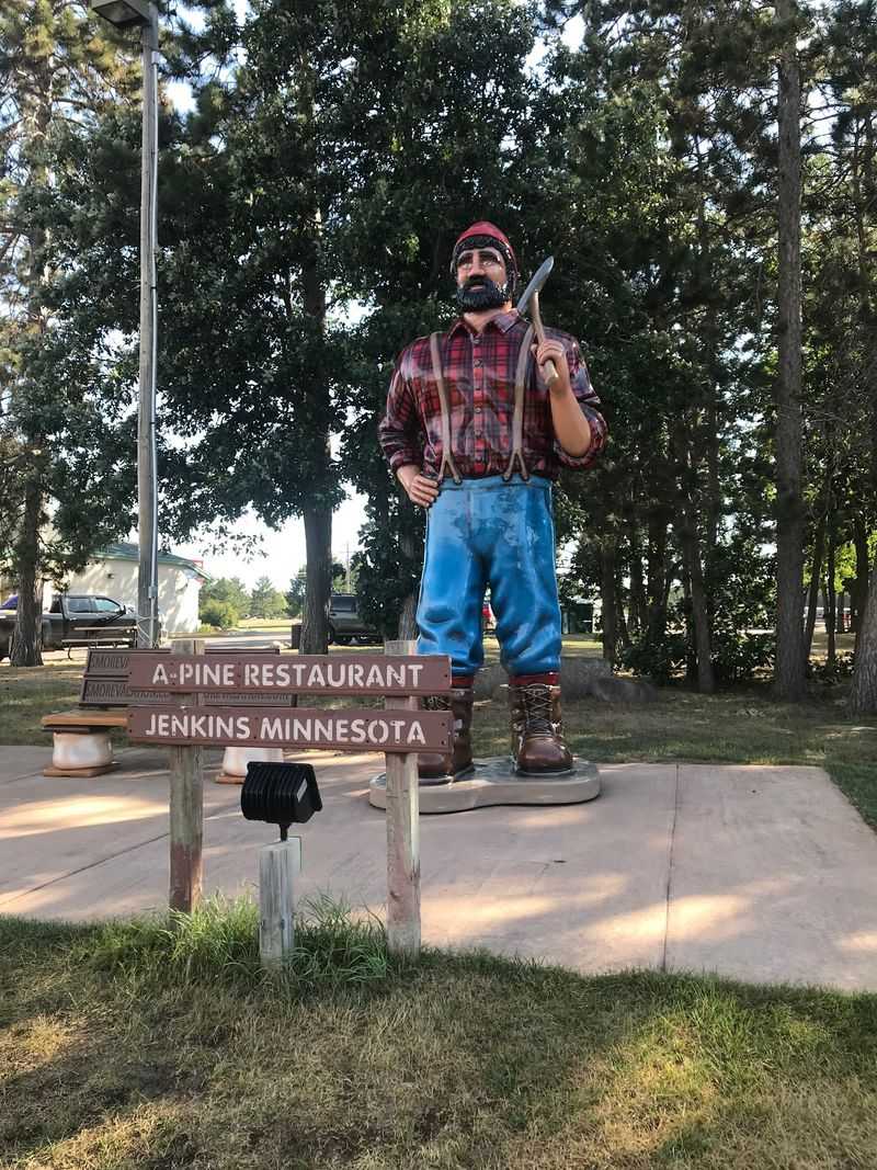 A Giant Lumberjack Greets You At The Door